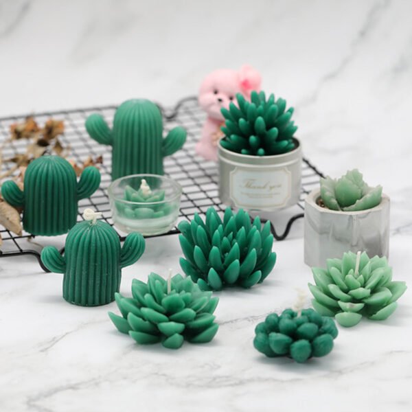 Succulent Silicone Scented Candle