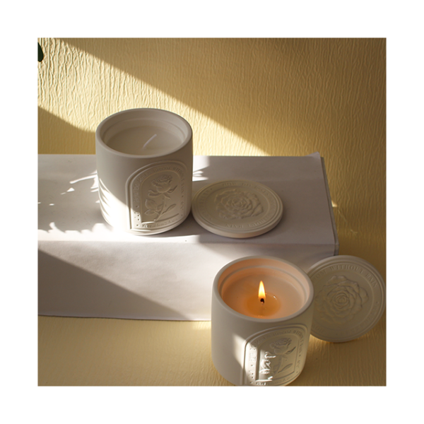 Luxury Gypsum Jar Candles - Image 2