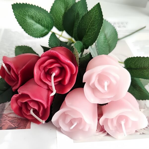 Rose Scented Candle Etsy Romantic Candle - Image 2
