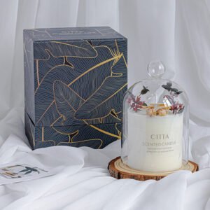 Luxury Aromatherapy Candles Lid Soy Wax